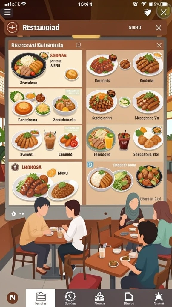 asia200 - Tampilan antarmuka game yang menarik dan user-friendly.