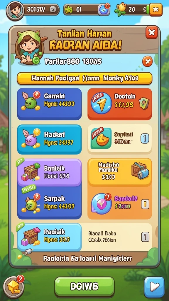 b8vip - Screenshot fitur misi dengan berbagai tantangan menarik.