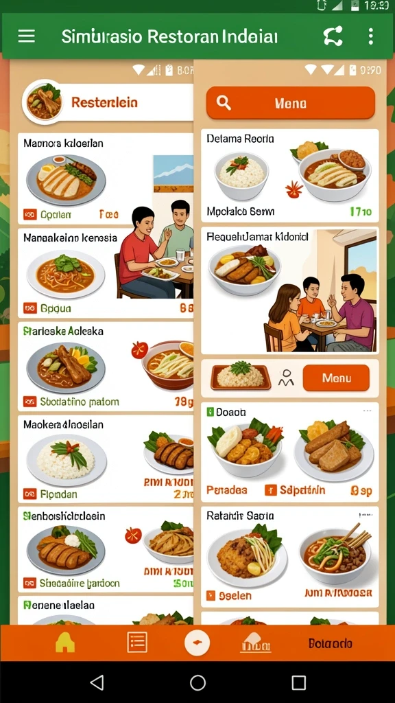 jerukbet - Tampilan antarmuka aplikasi yang menarik.