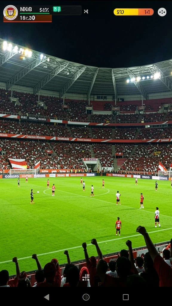 mutasitoto - Tangkapan layar menunjukkan pertempuran epik di arena.