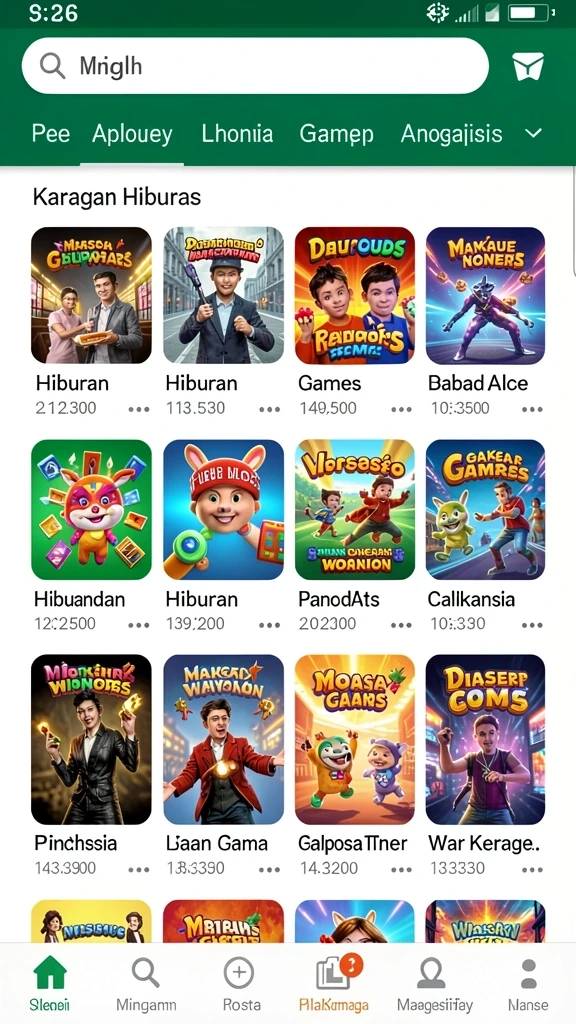 nusabet - Tampilan antarmuka yang menarik dan mudah dinavigasi.