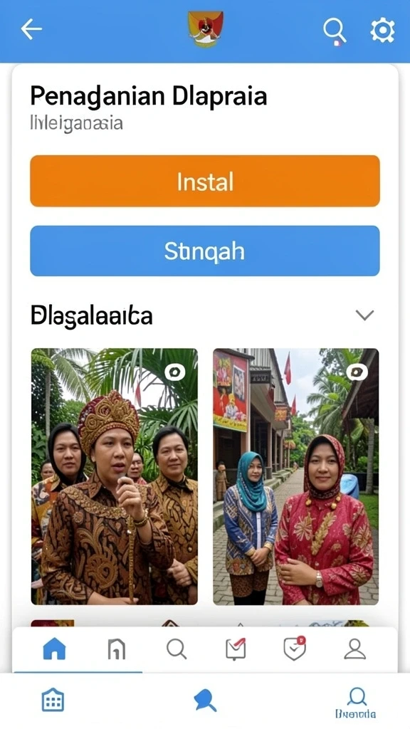 vantaidn - Tampilan antarmuka game yang menarik dan intuitif.